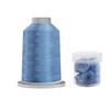 Glide Thread 40wt M Bundle - 5000m King Spool and M Bobbin Jar, 30284 Hawaiian Blue