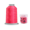 Glide Thread 40wt M Bundle - 5000m King Spool and M Bobbin Jar, 70205 Rhododendron