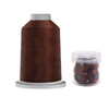 Glide Thread 40wt M Bundle - 5000m King Spool and M Bobbin Jar, 50174 Rust