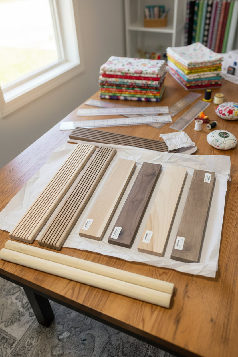 Domestic Hardwood Quilting Ruler Stand (1/8")