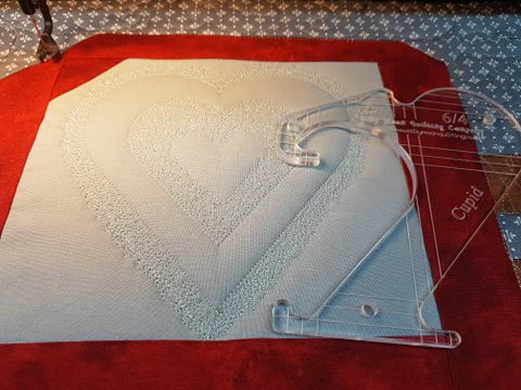 Heart Quilting Ruler – Cupid 6/4 Hearts - Silly Moon