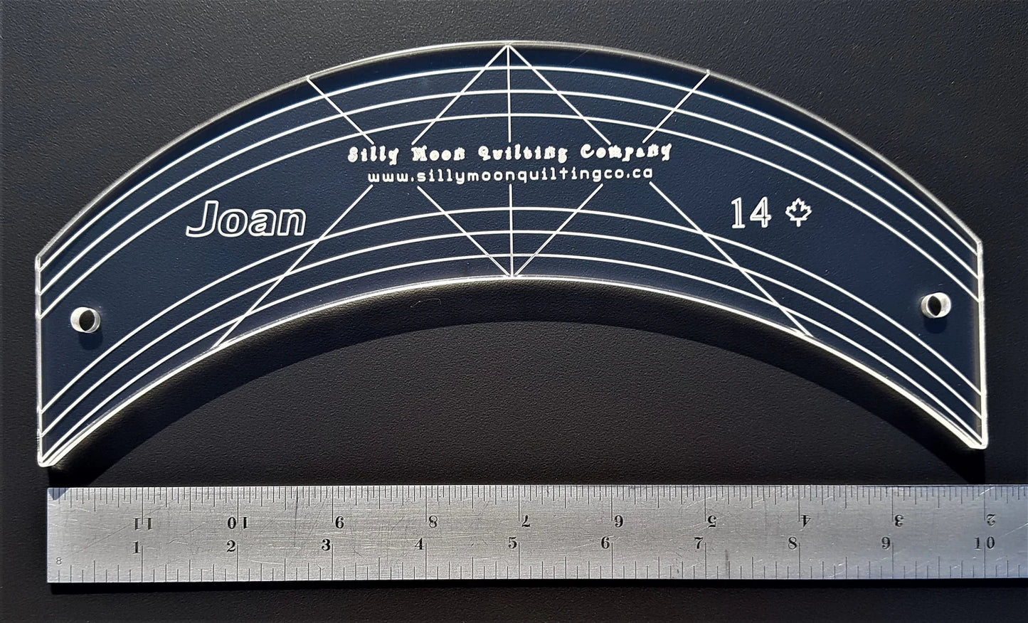 Joan Arc Quilting Rulers Silly Moon – Individual Sizes & Expanded Sets