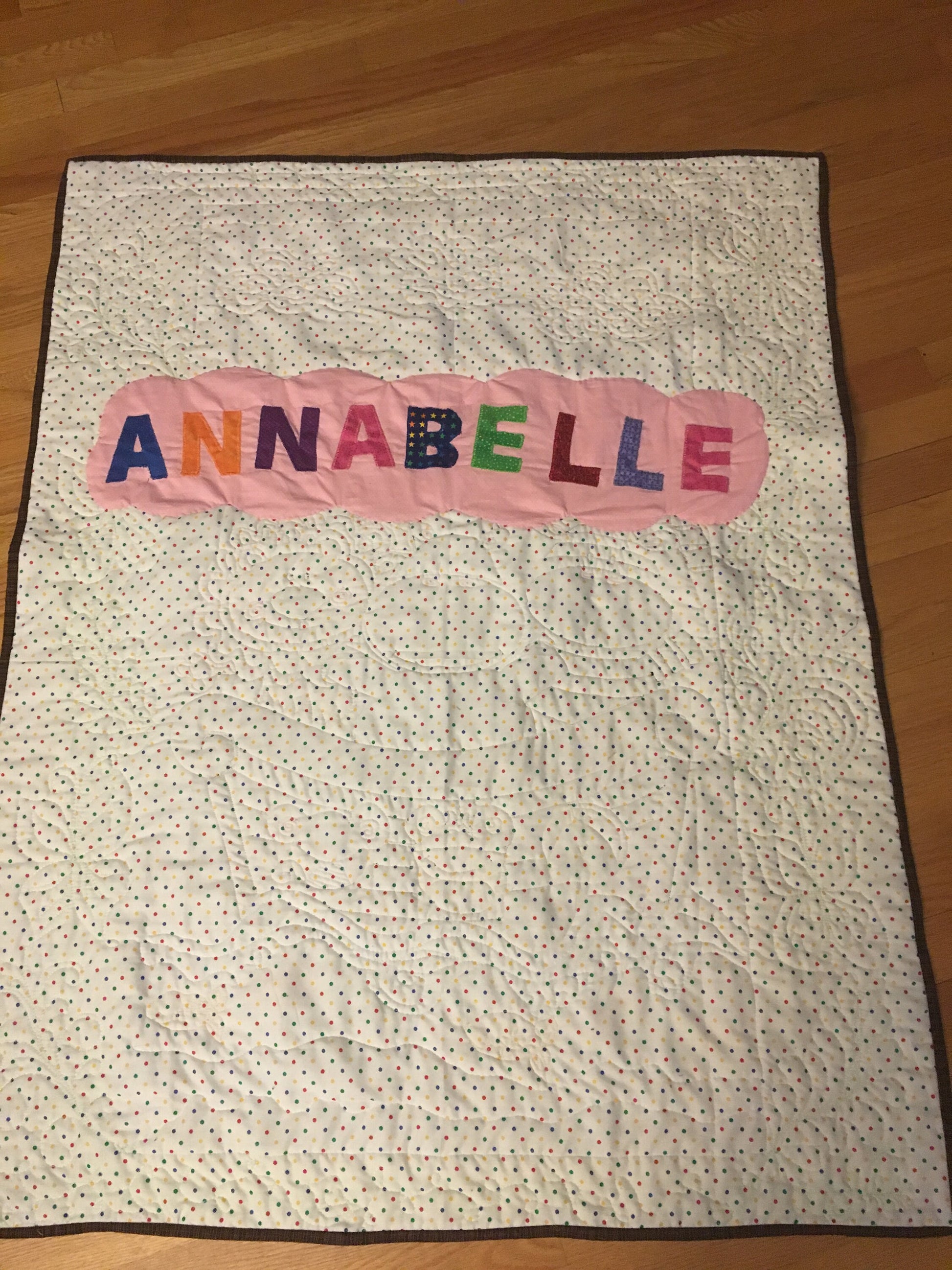 Custom Personalized Baby Quilt: Handmade & Unique - Lori's Quilting Shop