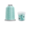 Glide Thread 40 wt M Bundle - 5000 m King Cone and M Bobbin Jar, 37457 Cloud