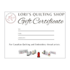 Gift Certificates