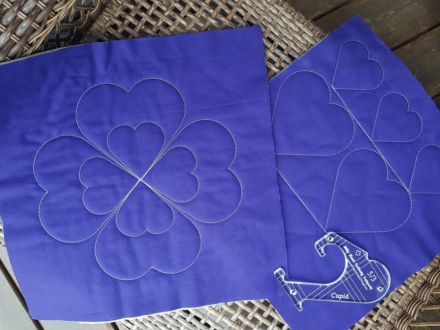 Cupid 5/3 Heart Quilting Ruler – Silly Moon
