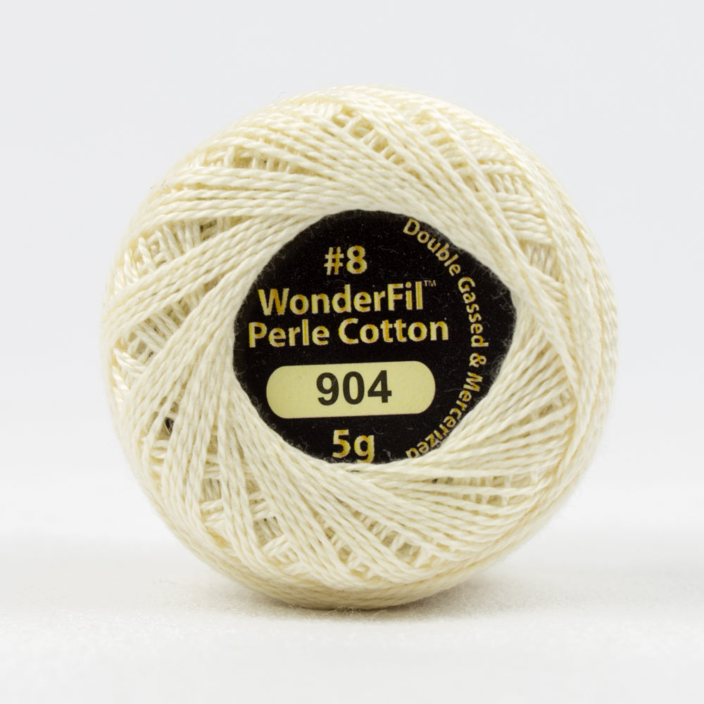 WonderFil Eleganza 8wt Perle Cotton 5g - Cat's Cream EL5G-904