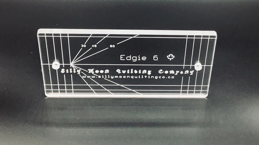 Straight Edge Quilting Ruler – Edgie 6 or 10 - Silly Moon