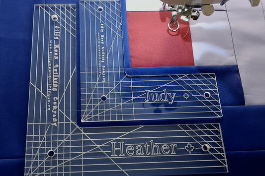 L-Shape Quilting Ruler - Heather or Judy - Silly Moon