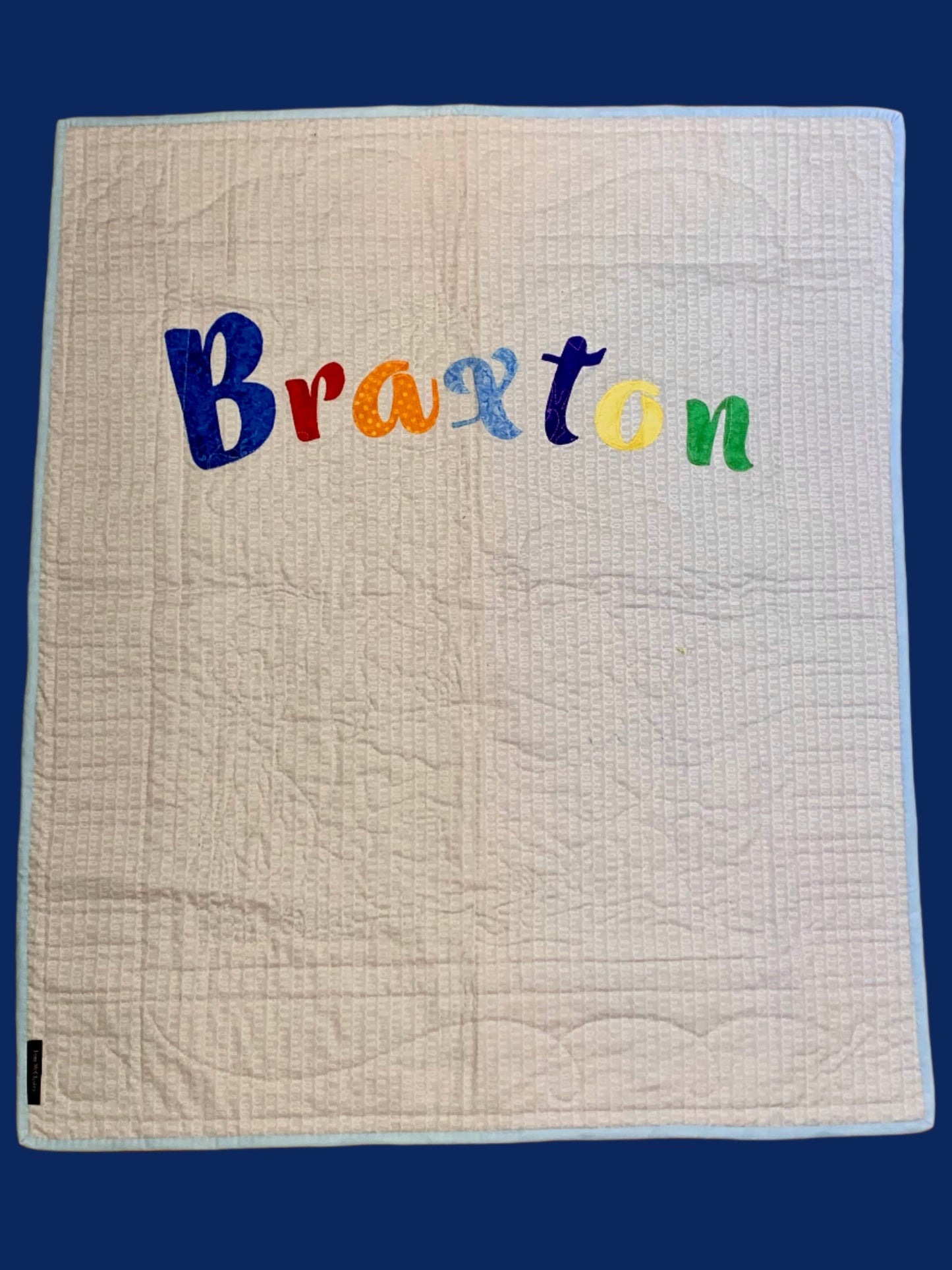 Custom Personalized Baby Quilt: Handmade & Unique - Lori's Quilting Shop