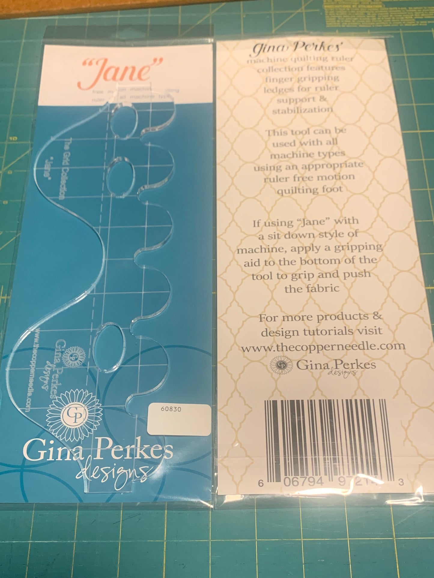 Gina Perkes Jane Quilting Ruler