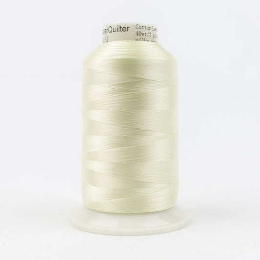 WonderFil Master Quilter 40wt Thread - Milky White MQL-31 - 2743m King Spool