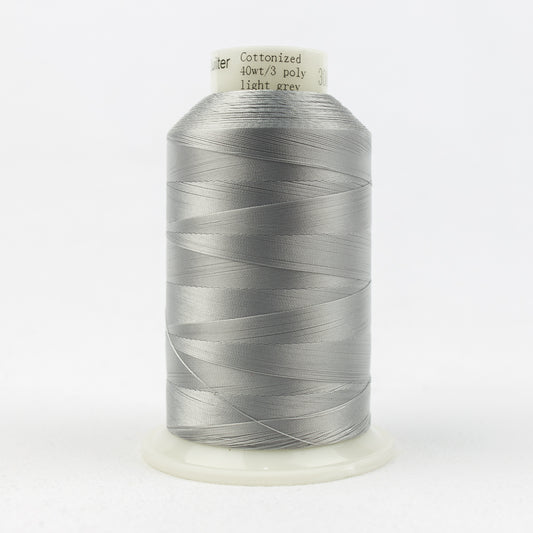 WonderFil Master Quilter 40wt Thread - Light Grey MQL-36 - 2743m King Spool