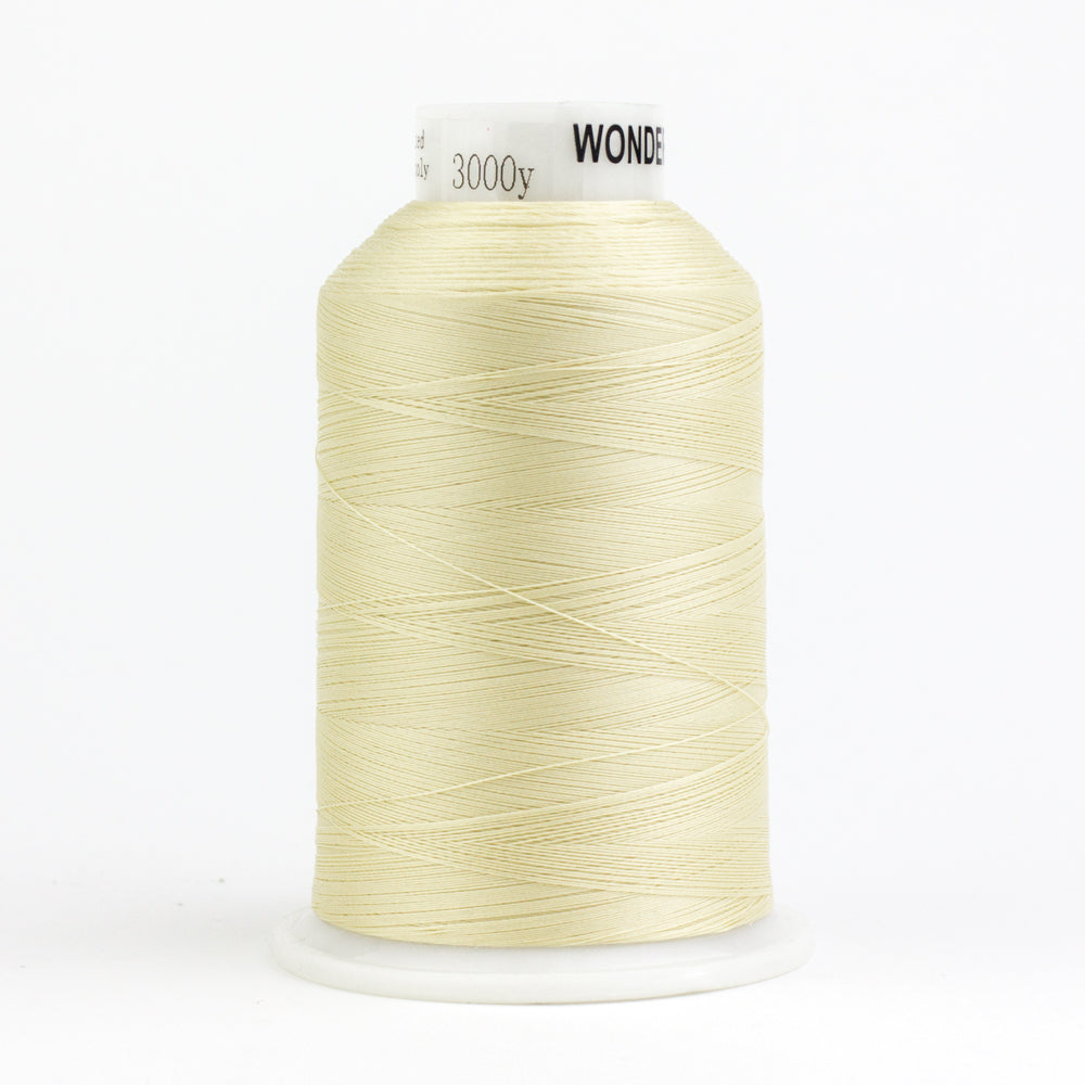 WonderFil Master Quilter 40wt Thread - Cream MQL-57 - 2743m King Spool