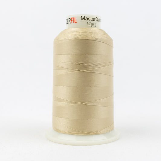 WonderFil Master Quilter 40wt Thread - Ivory MQL-61 - 2743m King Spool