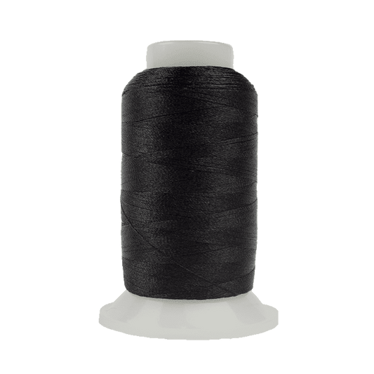 WonderFil Polyfast 40wt Polyester Thread - Black P1-6581 - 1000m Mini Spool