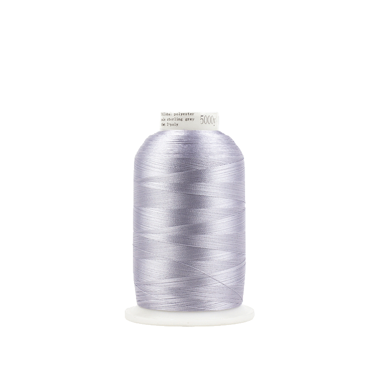 WonderFil Polyfast 40wt Polyester Thread - Cinder Grey (Cool Grey 3) P1-5441 - 1000m Mini Spool