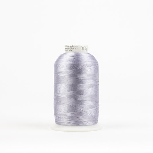 WonderFil Polyfast 40wt Polyester Thread - Cinder Grey (Cool Grey 3) P5-5441 - 5000m King Spool