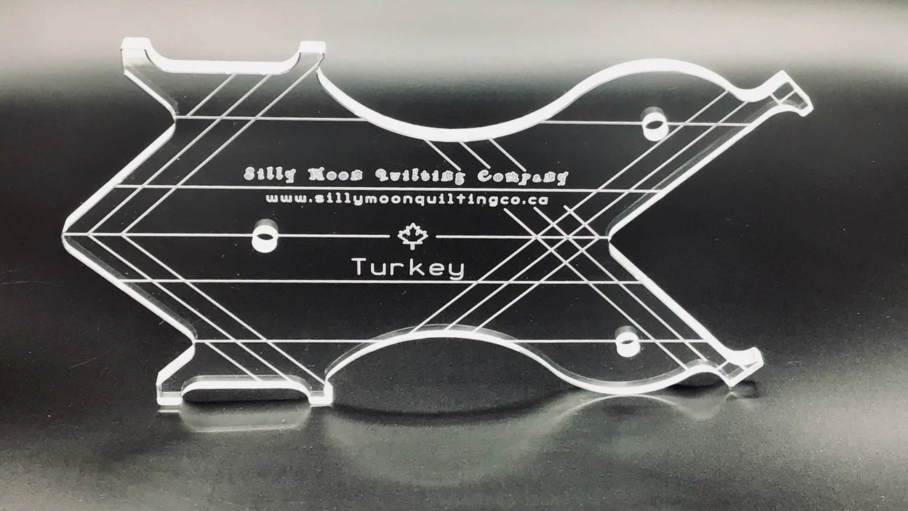 Multi-Purpose Quilting Ruler – Turkey - Silly Moon