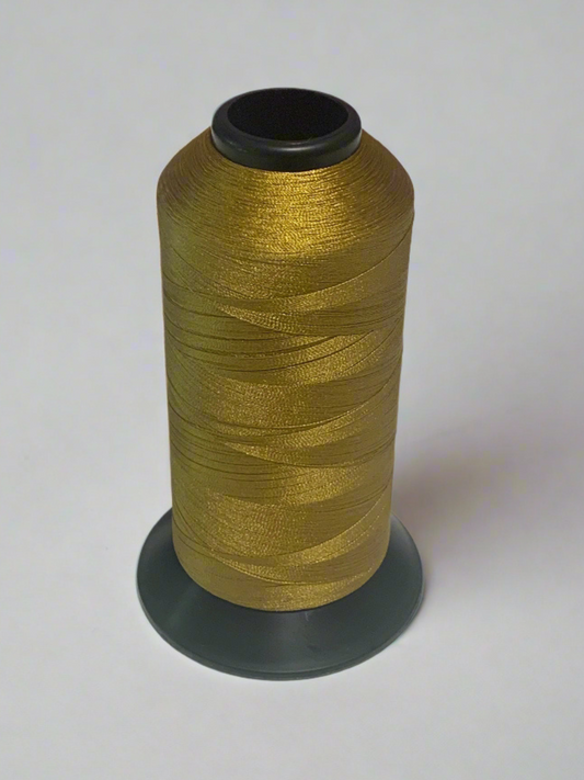 Picasso 40 wt Trilobal Polyester Thread – 5000 m King Cone - RA2333 Gold