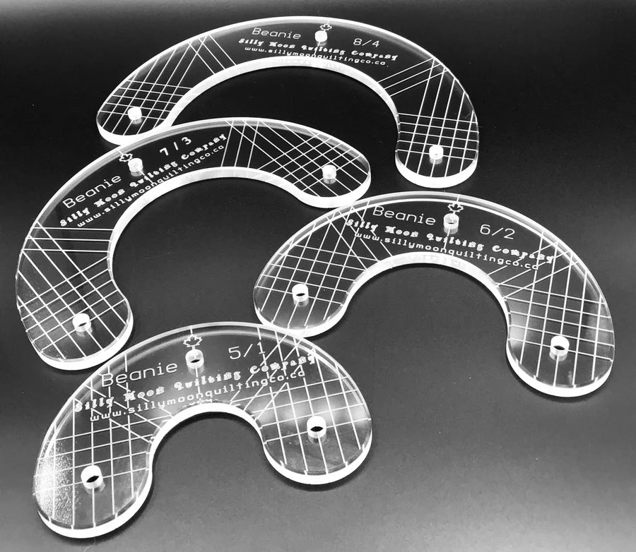 Beanie Circle Quilting Ruler Set – Silly Moon