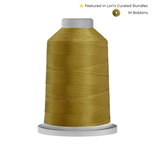 Glide 40 wt Prickly Pear (60618) 5000 m king cone trilobal polyester quilting thread.