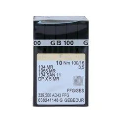 Groz-Beckert GEBEDUR Titanium Longarm Needles – 134 / DPx5 System (10 Pack)