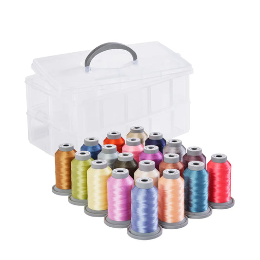 Glide Thread 40wt - 1000 m Kit Quilting Through The Seasons - Set of 20 MINI Spools, 61066