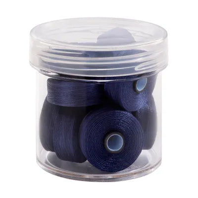 Magna-Glide Delights M - Jar of 10 Bobbins 30288 Bright Blue - Lori's Quilting Shop