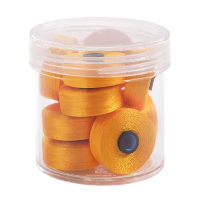 Magna-Glide Delights M - Jar of 10 Bobbins 80137 Bright Gold - Lori's Quilting Shop