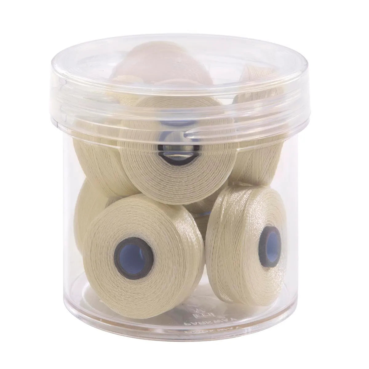 Magna-Glide Delights M - Jar of 10 Bobbins 20001 Cream - Lori's Quilting Shop