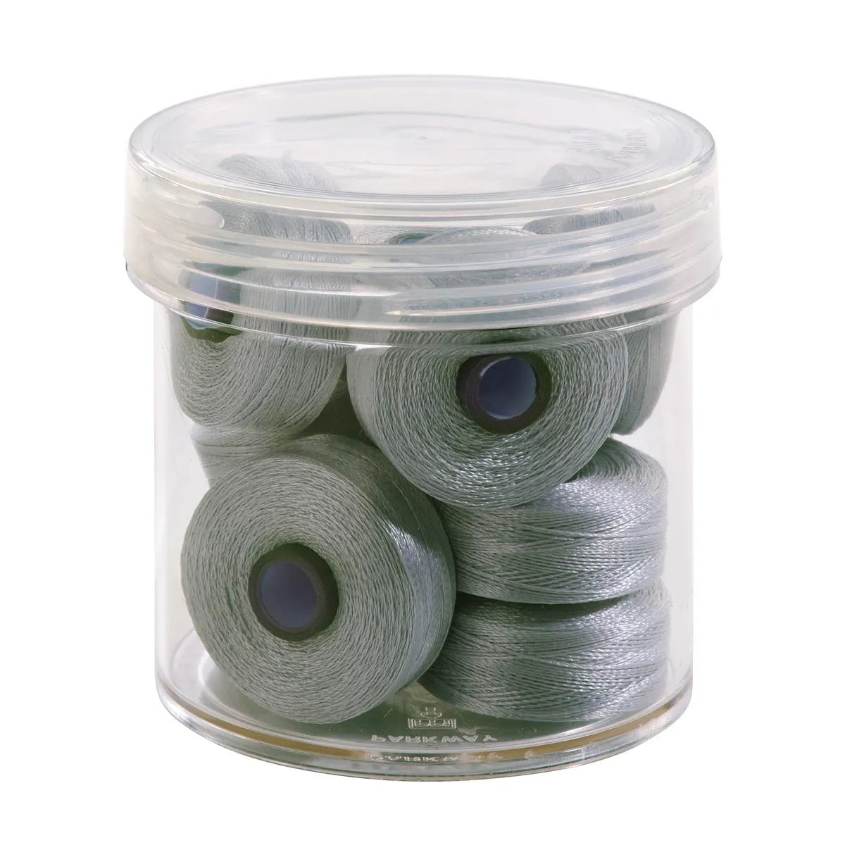 Magna-Glide Delights M - Jar of 10 Bobbins 17543 Light Grey - Lori's Quilting Shop