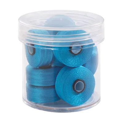 Magna-Glide Delights M - Jar of 10 Bobbins 92995 Marine - Lori's Quilting Shop