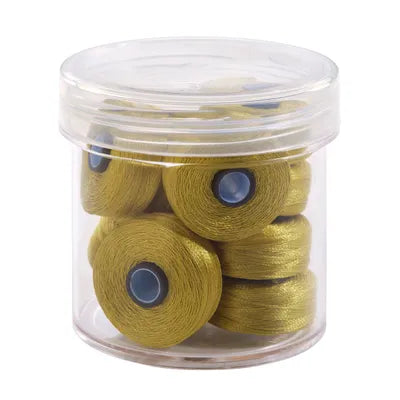 Magna-Glide Delights M - Jar of 10 Bobbins 60398 Split Pea - Lori's Quilting Shop