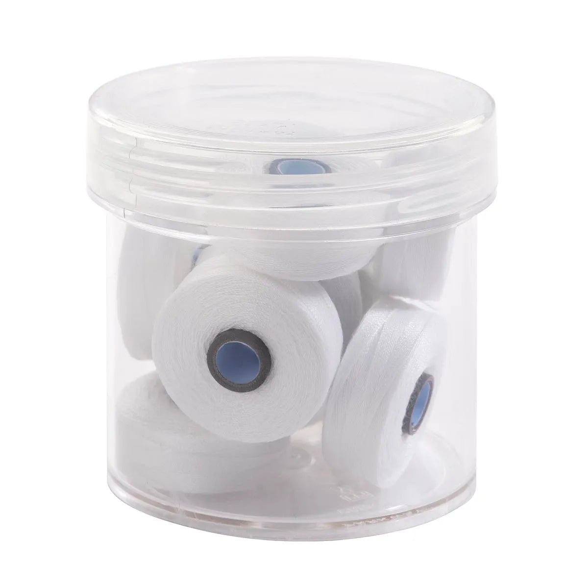 Magna-Soft Style M - Jar of 10 Bobbins 10000 White - Lori's Quilting Shop