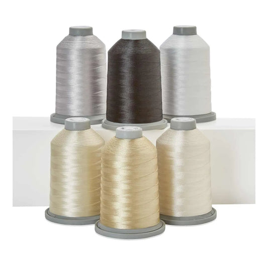 Glide Thread 40 wt - 5000 m  Kit The Perfect Blend - Set of 6 King Cones, 60134